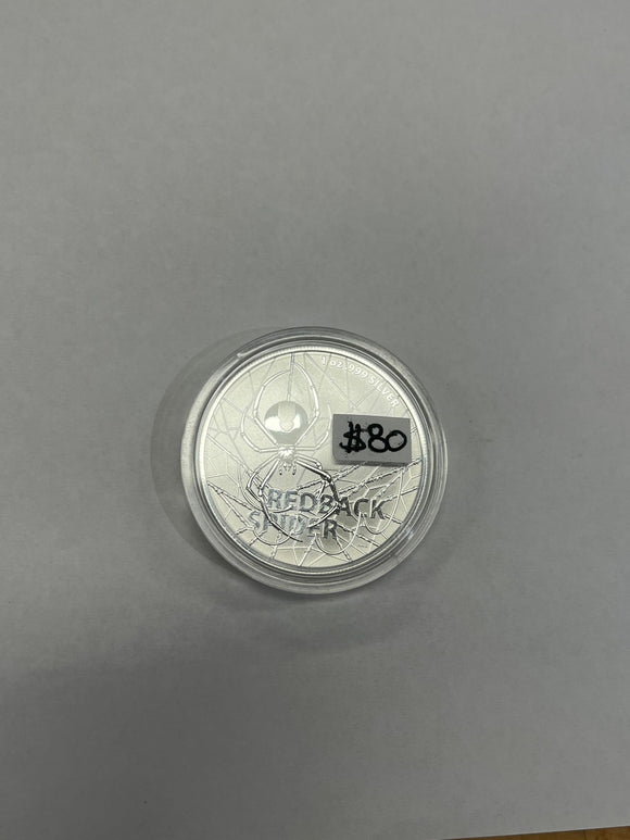 1oz redback spider silver coin