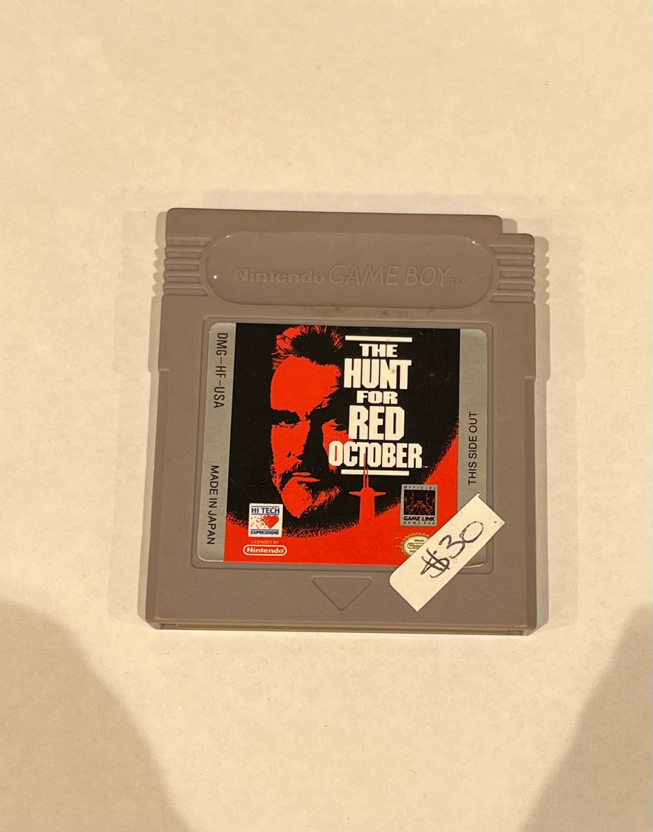 Nintendo Gameboy The hunt for RED October Casshies
