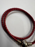 pandora double wrap leather  bracelet