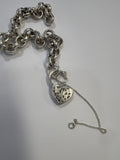 925 silver beltcher hollow bracelet