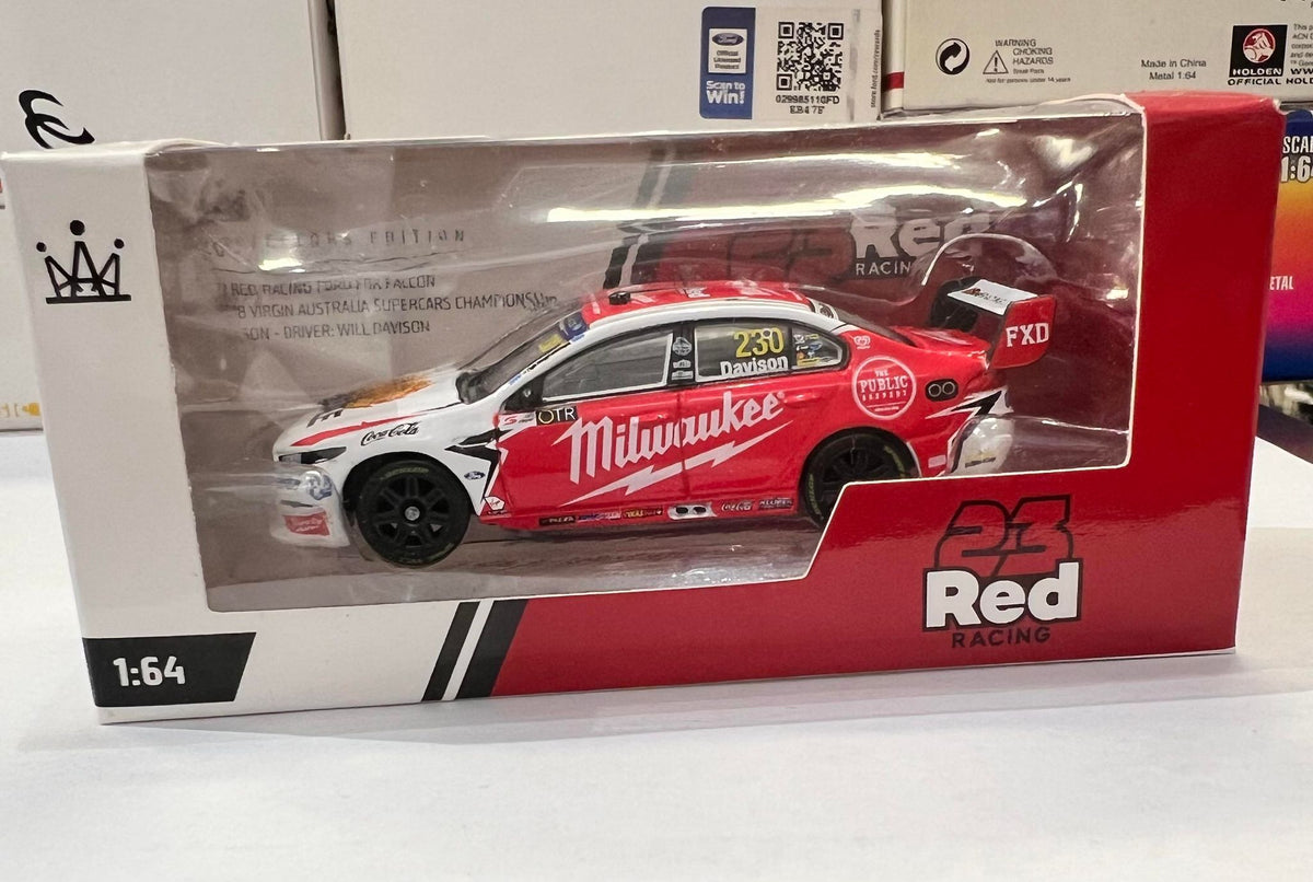 1:64 23 Red racing Ford FGX Falcon Will Davison model car – Casshies