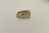 9ct gold and diamond men's ring
