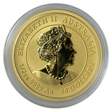 2021 1/2oz 9999 Gold Lunar Series Year of The Ox $50 Uncirculated Coin