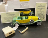 1930 DUESENBERG J DERHAM TOURSTER 1:24 SCALE FRANKLIN MINT