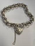925 silver beltcher hollow bracelet