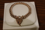 9ct gold belcher bracelet