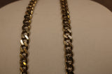 9ct unisex curb link necklace