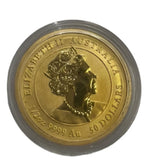 2021 1/2oz 9999 Gold Lunar Series Year of The Ox $50 Uncirculated Coin