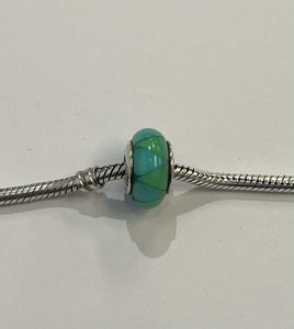Green/Blue Pandora charm