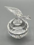 Retired Swarovski crystal apple