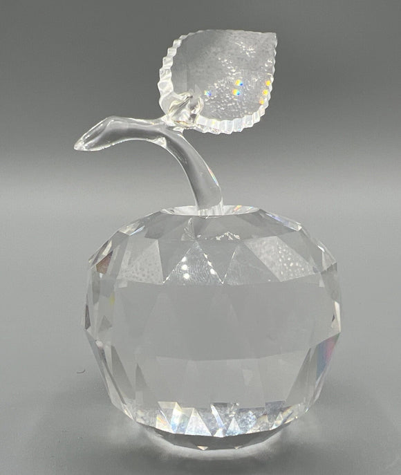 Retired Swarovski crystal apple