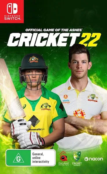Cricket 22 nintendo switch game