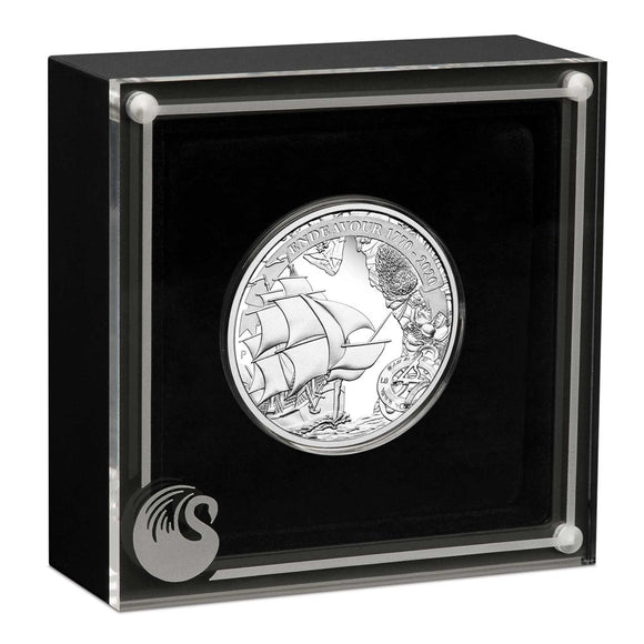 Voyage of Discovery Endeavour 1770-2020 1oz Silver Proof Coin