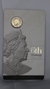 2019 $1 6th portrait -A New Effigy Era unc coin on card