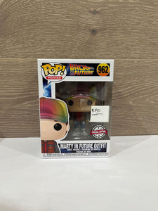 POP vinyl back to the future Marty in future outfit