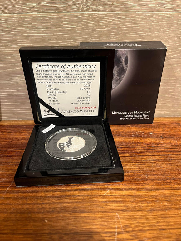 moments by moonlight stonehenge 1oz silver coin