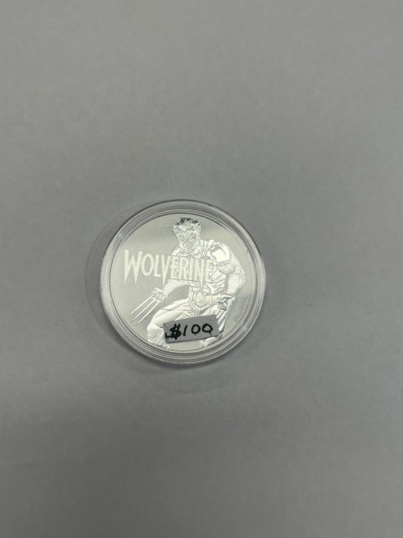 2021 wolverine silver coin 1oz 9999 AG