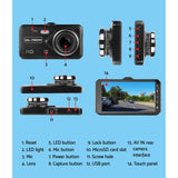 UL Tech 4 Inch Dual Camera Dash Camera -FREE POSTAGE