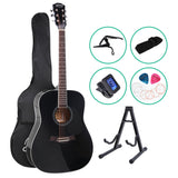 ALPHA 41 Inch Wooden Acoustic Guitar with Accessories set
