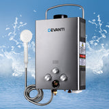 Devanti Portable Gas Water Heater 8LPM Camping Shower