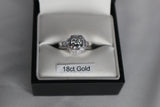 Ladies  Diamond 18ct White Gold Ring
