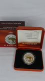 Australian Coin 2003 Gold Plated Kangaroo Coin