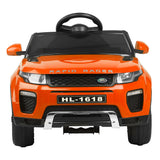 Rigo Ride On Car Toy Kids Electric Cars 12V Battery SUV Orange