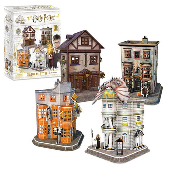 Harry Potter - Diagon Alley 3D Puzzle -FREE POSTAGE