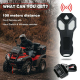 X-BULL Electric Winch 12v Synthetic Rope 4500LBS Wireless Remote ATV UTV 2041KG - FREE POSTAGE