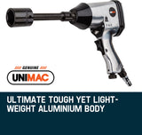 UNIMAC Air Impact Wrench Kit 17pc 1/2 Rattle Gun Set Socket Pneumatic Metric