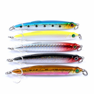 5x Pencil minnow 7.5cm Fishing Lure Lures Surface Tackle Fresh / Saltwater- FREE SHIPPING