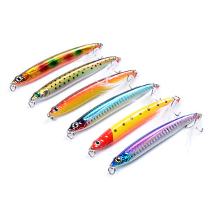 6x Popper Minnow 10cm Fishing Lure Lures Surface Tackle Fresh /Saltwater- FREE SHIPPING