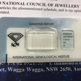 Ladies  Natural 1.20 ct Diamond 18ct White Gold Ring RRP $16000