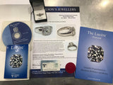 Ladies  Natural 1.20 ct Diamond 18ct White Gold Ring RRP $16000